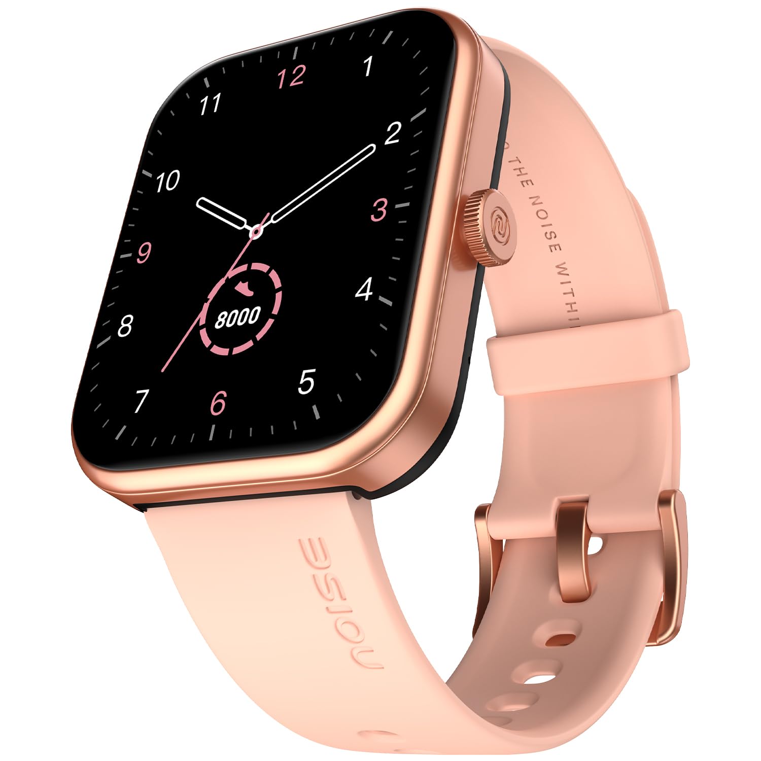 Noise Pulse 2 Max Smartwatch with 1.85” Display, Bluetooth Calling, 10-Day Battery, 100 Sports Modes & Smart DND - Rose Pink