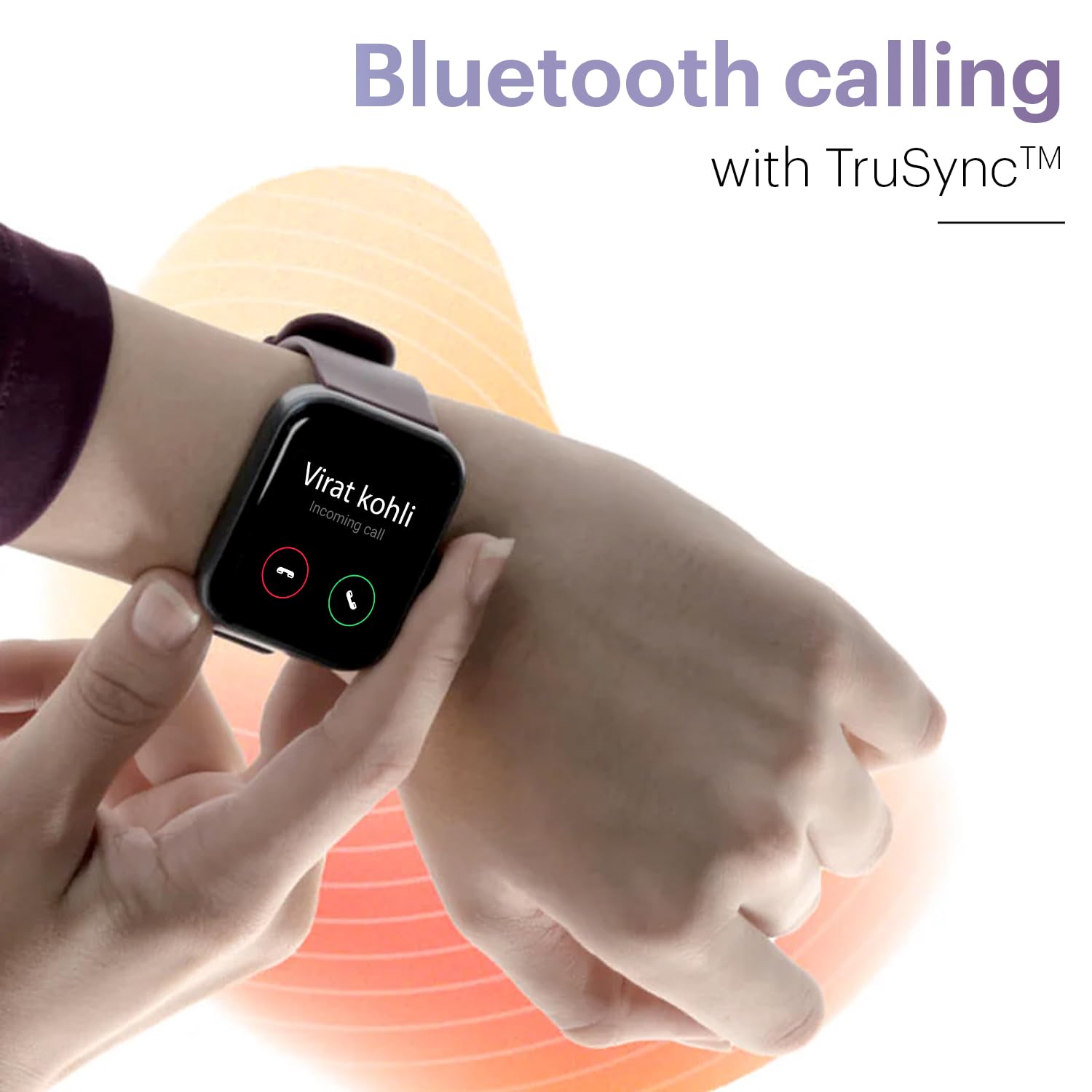 Noise Pulse 2 Max Smartwatch with 1.85” Display, Bluetooth Calling, 10-Day Battery, 100 Sports Modes & Smart DND - Rose Pink
