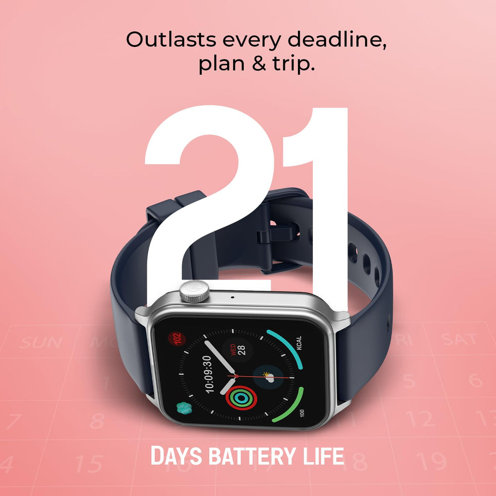 Noise Pulse 2 Max Smartwatch with 1.85” Display, Bluetooth Calling, 10-Day Battery, 100 Sports Modes & Smart DND - Rose Pink