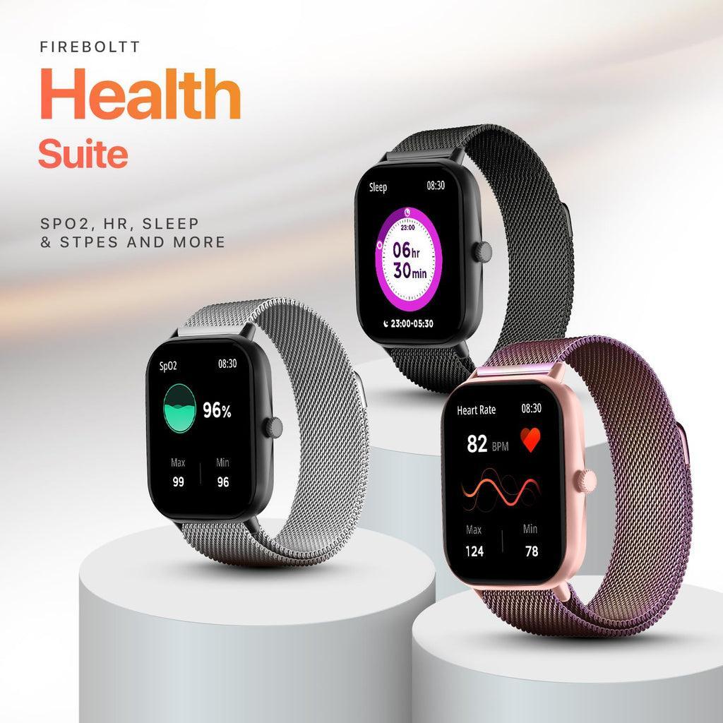 Fire-Boltt Ninja Call Pro Max Ultra Smartwatch with Bluetooth Calling, 2.01” HD Display, 120+ Sports Modes & AI Watch Faces - Black