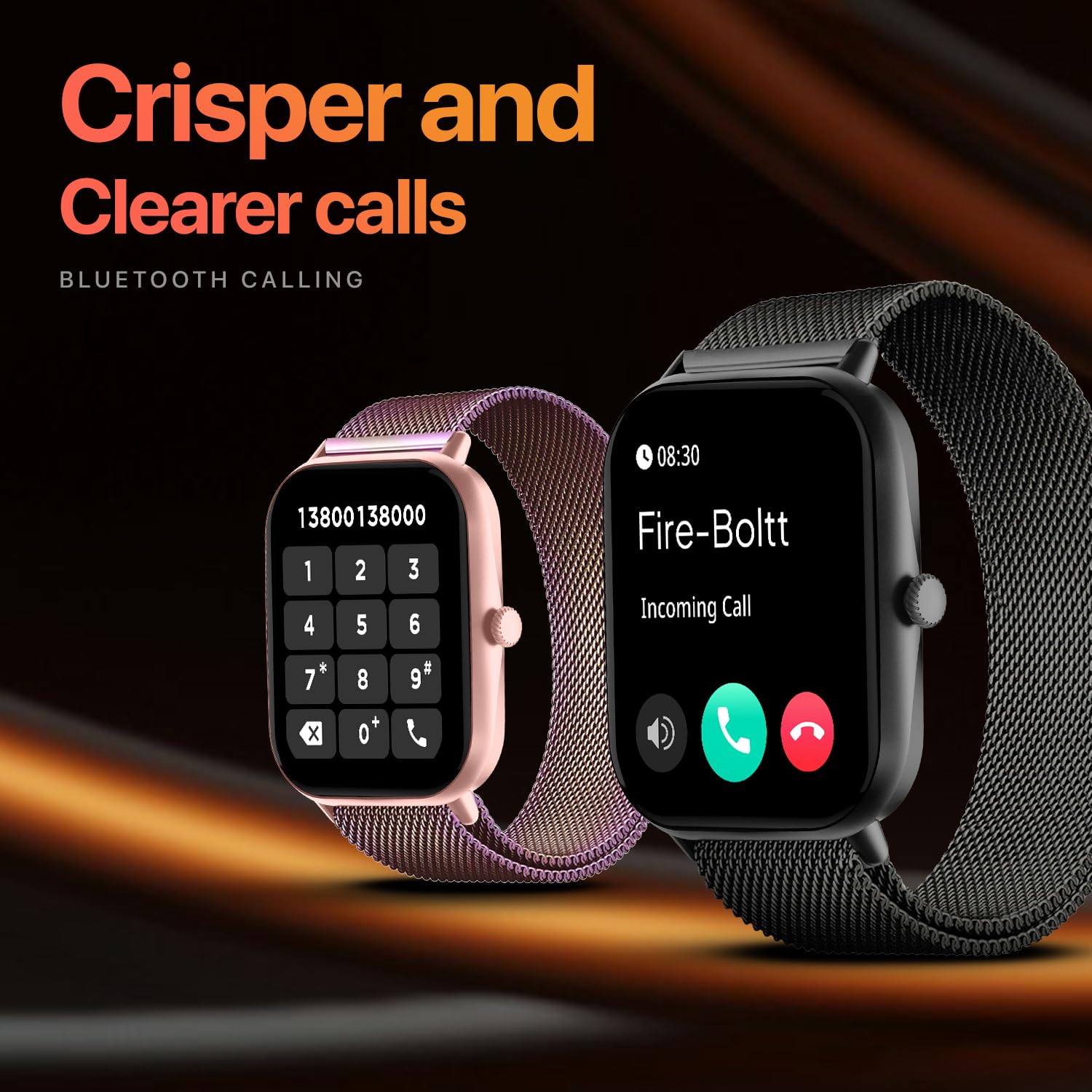 Fire-Boltt Ninja Call Pro Max Ultra Smartwatch with Bluetooth Calling, 2.01” HD Display, 120+ Sports Modes & AI Watch Faces - Black
