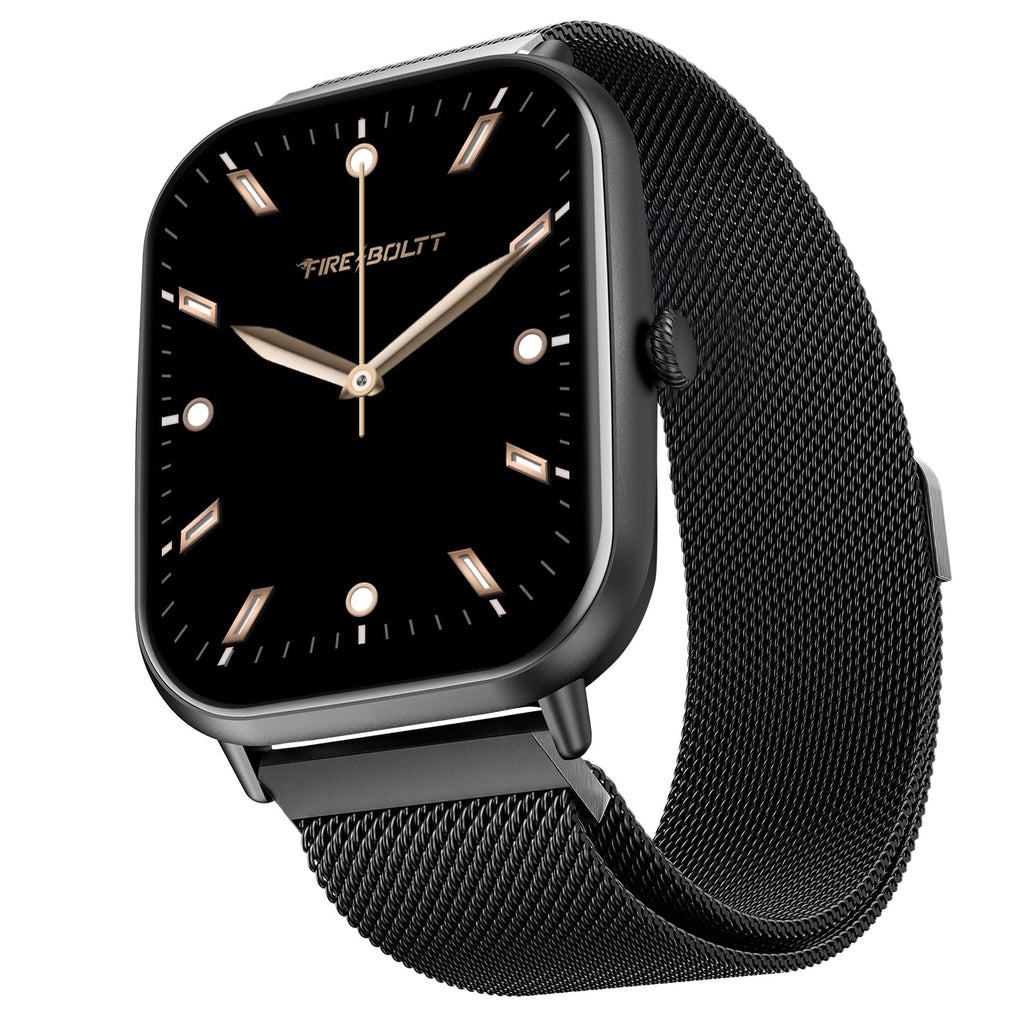 Fire-Boltt Ninja Call Pro Max Ultra Smartwatch with Bluetooth Calling, 2.01” HD Display, 120+ Sports Modes & AI Watch Faces - Black