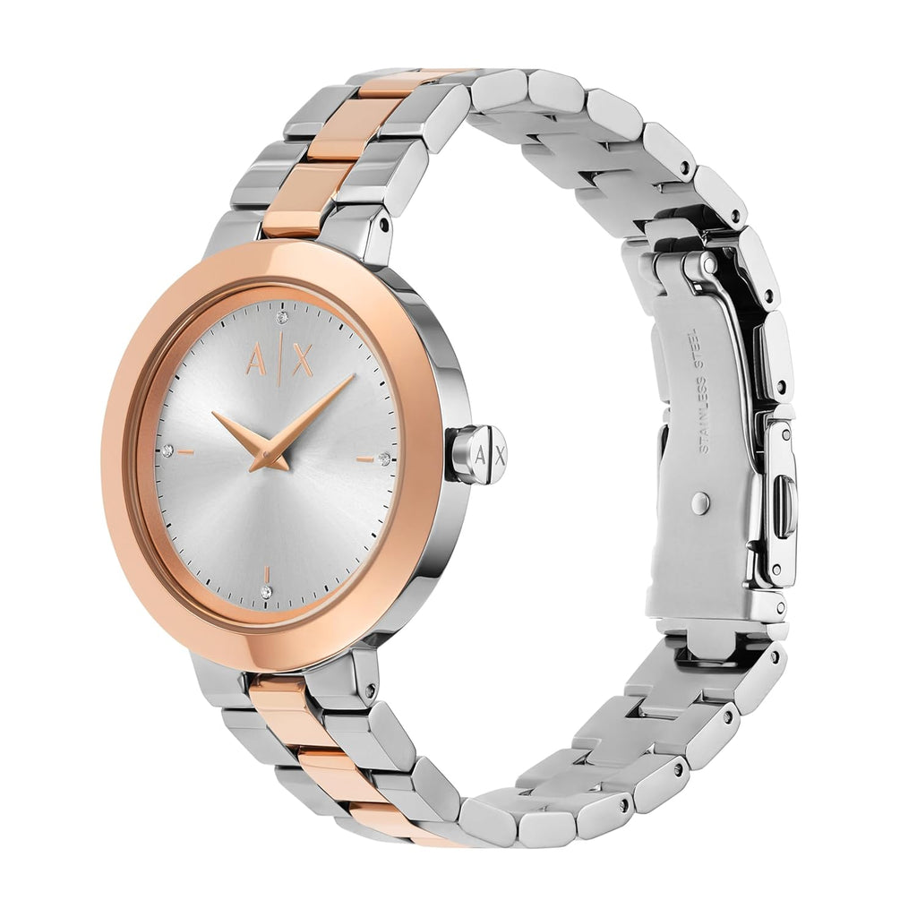 Armani Exchange Stainless Steel Analog Silver Dial Women's Watch-Ax5172