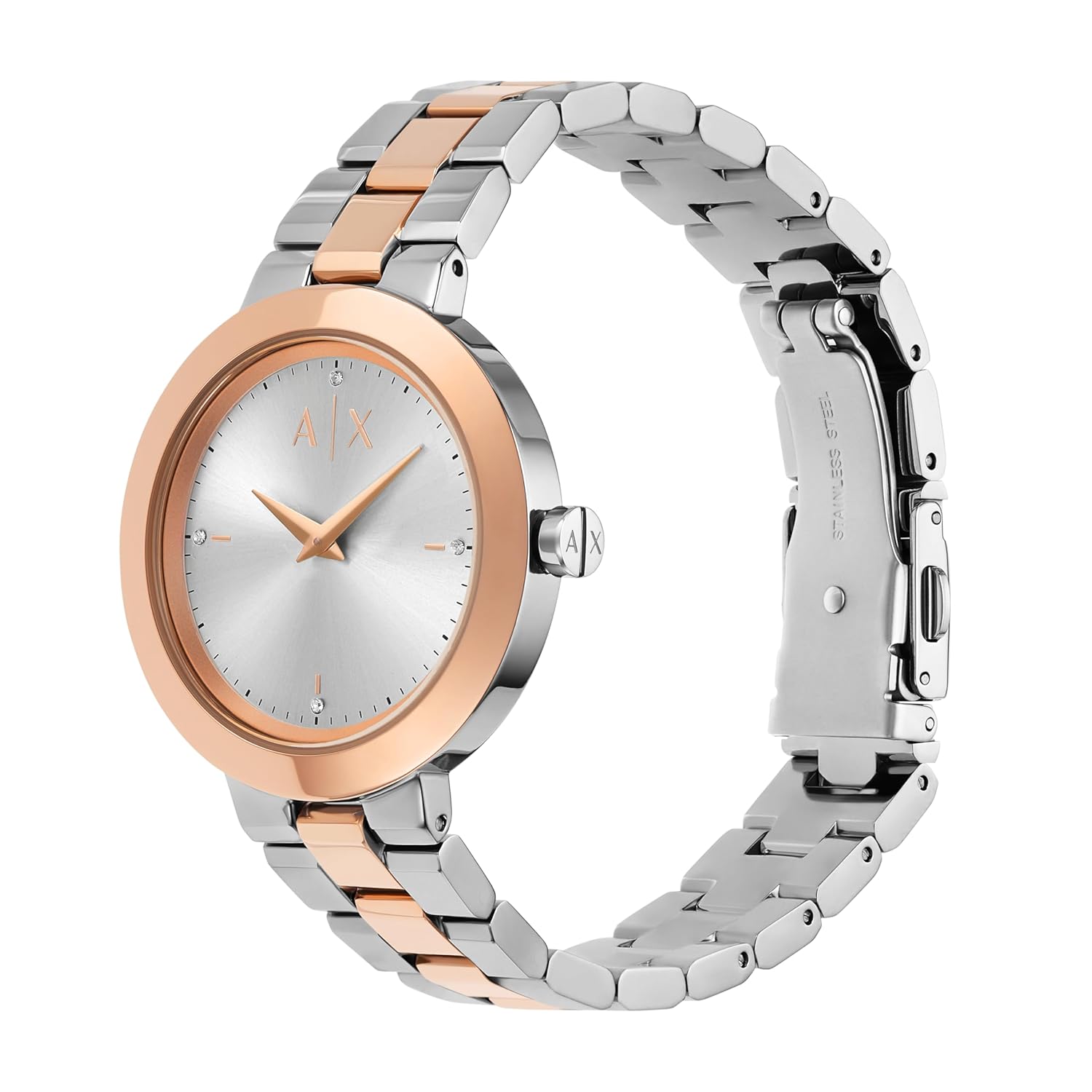 Armani Exchange Stainless Steel Analog Silver Dial Women's Watch-Ax5172